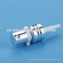 15/415 silvery aluminium screw fine mist sprayer pump with clip